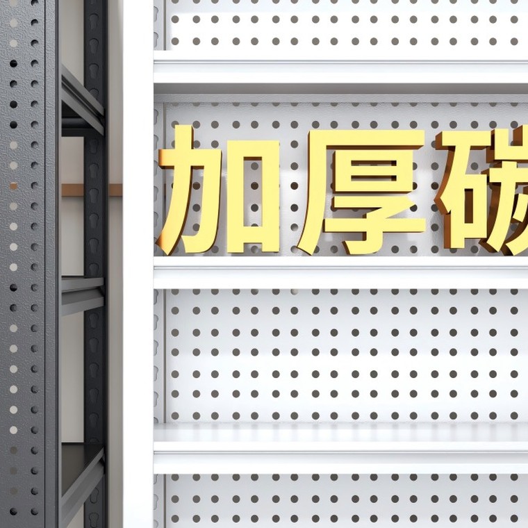 加厚碳钢多层货架 黑白双色 细节图2